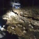 road disruption at nh-10
